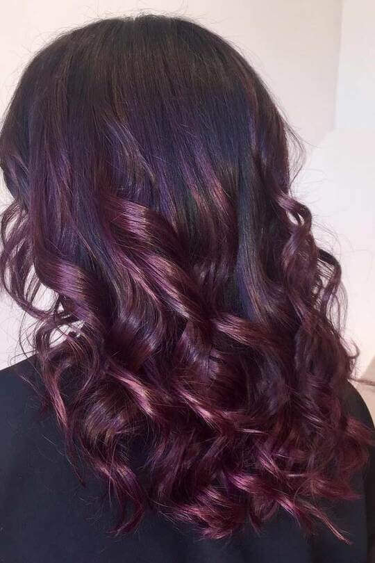 burgundy hair