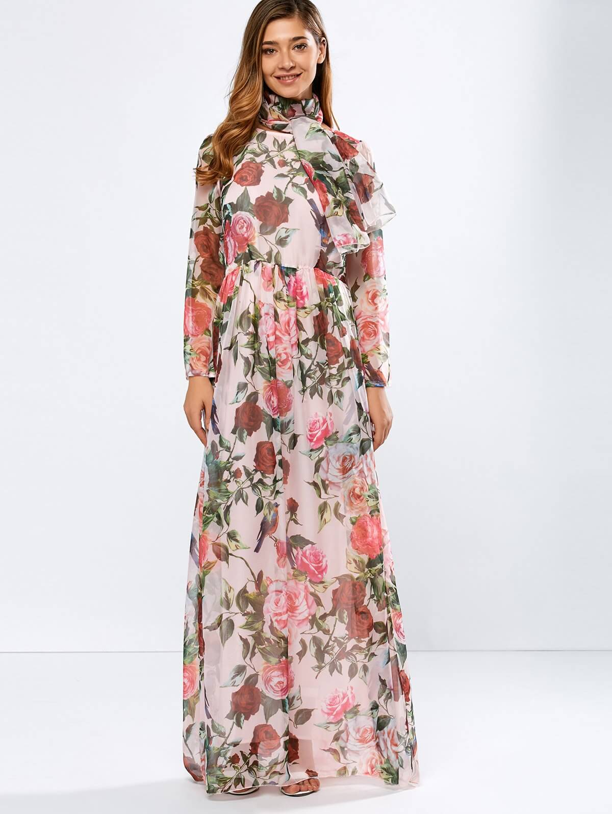 full lenghth floral dresses