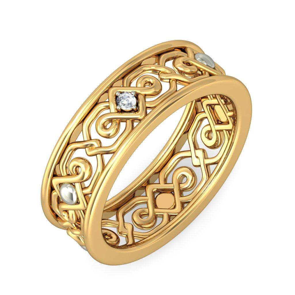 trendy gold ring design
