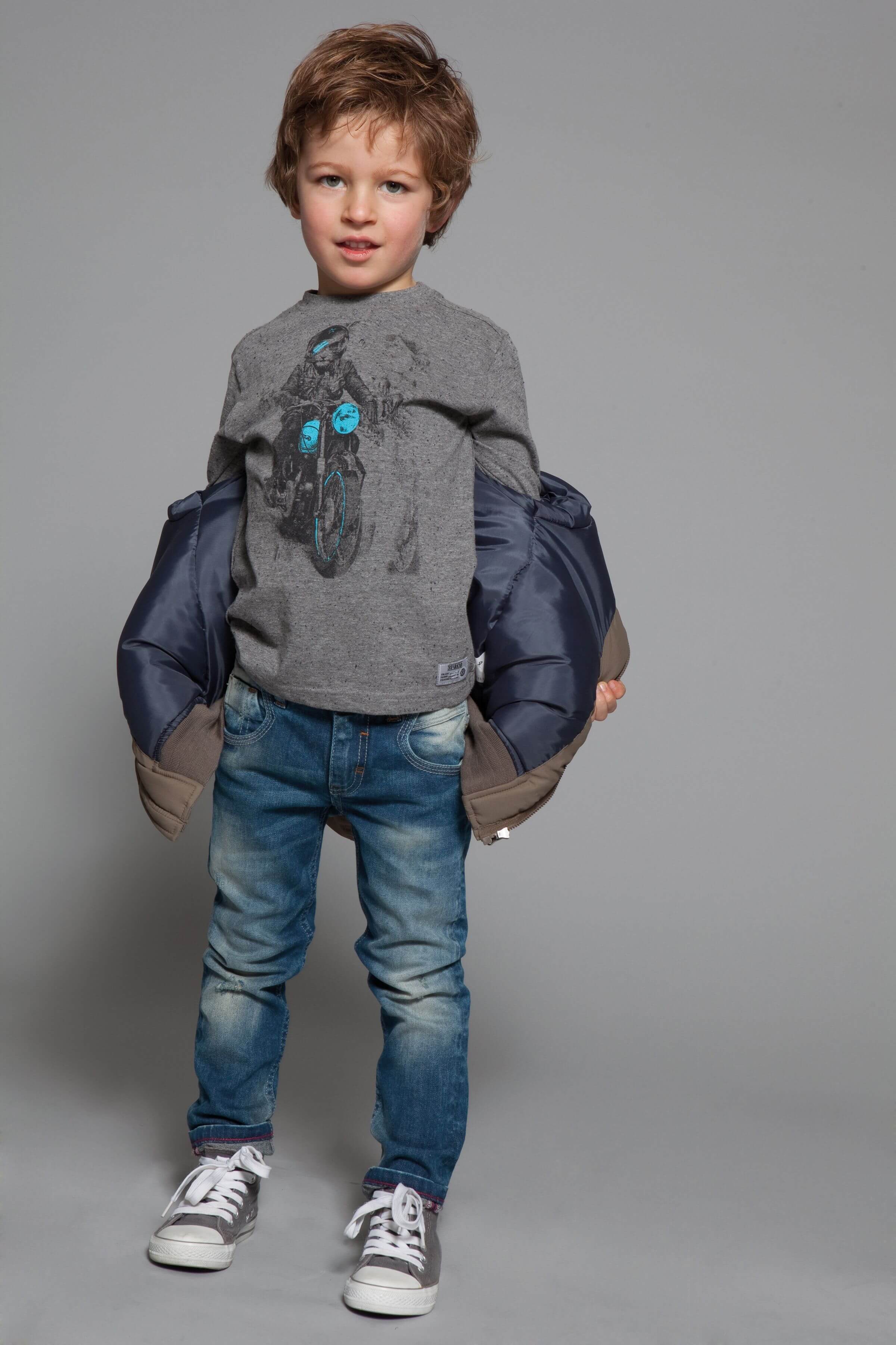 kids fashion wear with jacket