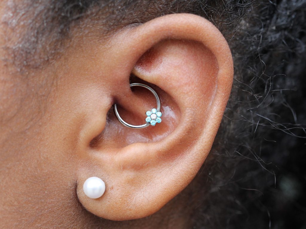 Daith Floral Piercing Jewellery