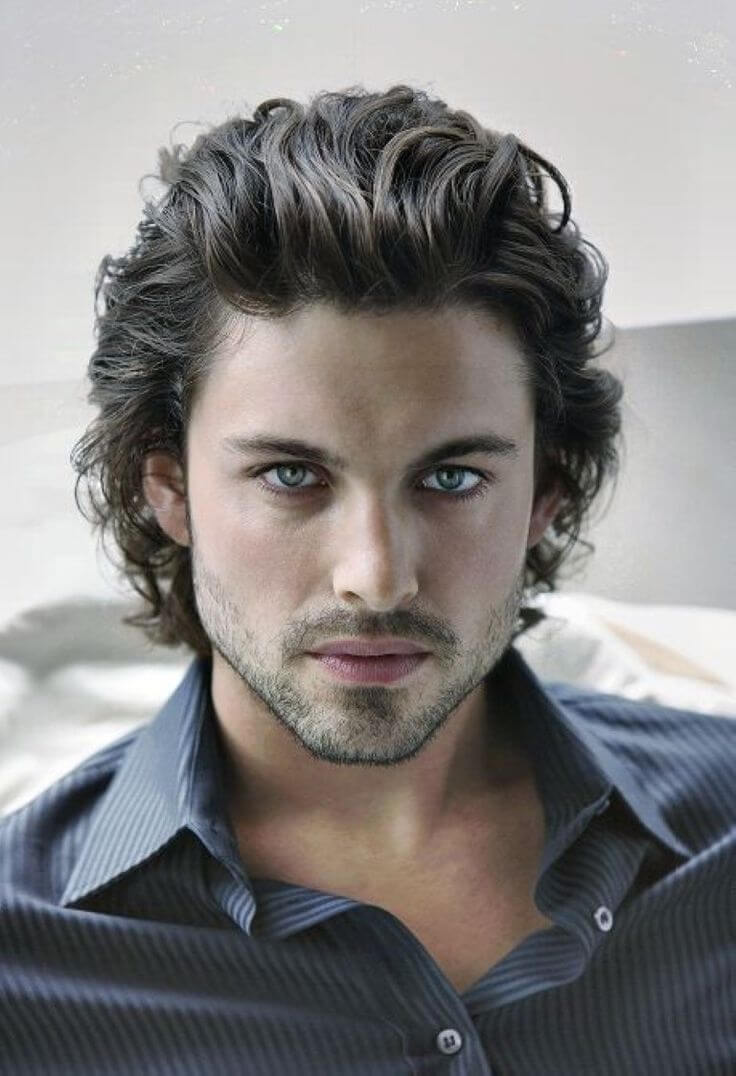 famous male models with long hair