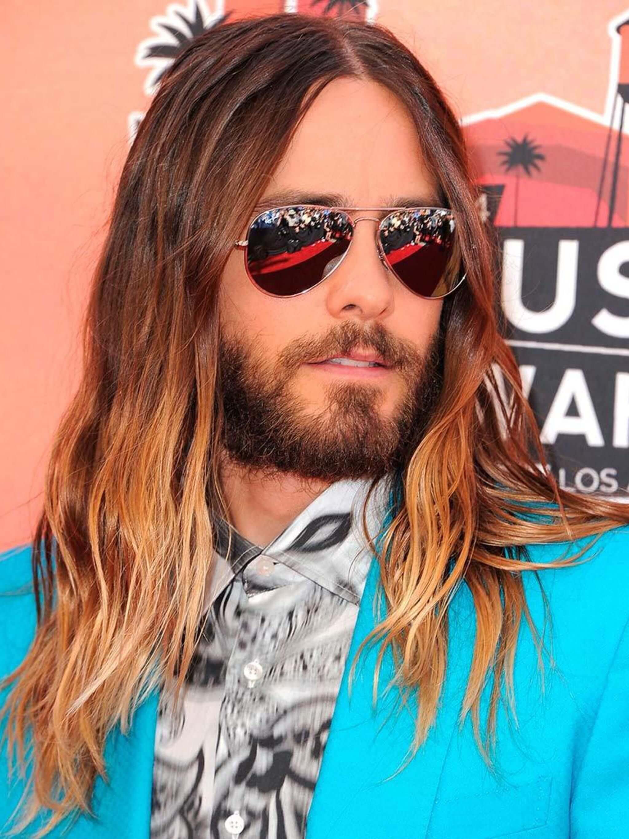 Jared Leto long hairstyle