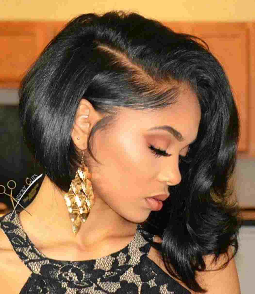 african american feathered bob hairstyles