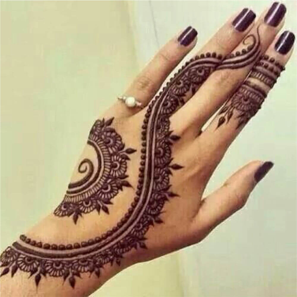 simple arabic mehndi designs