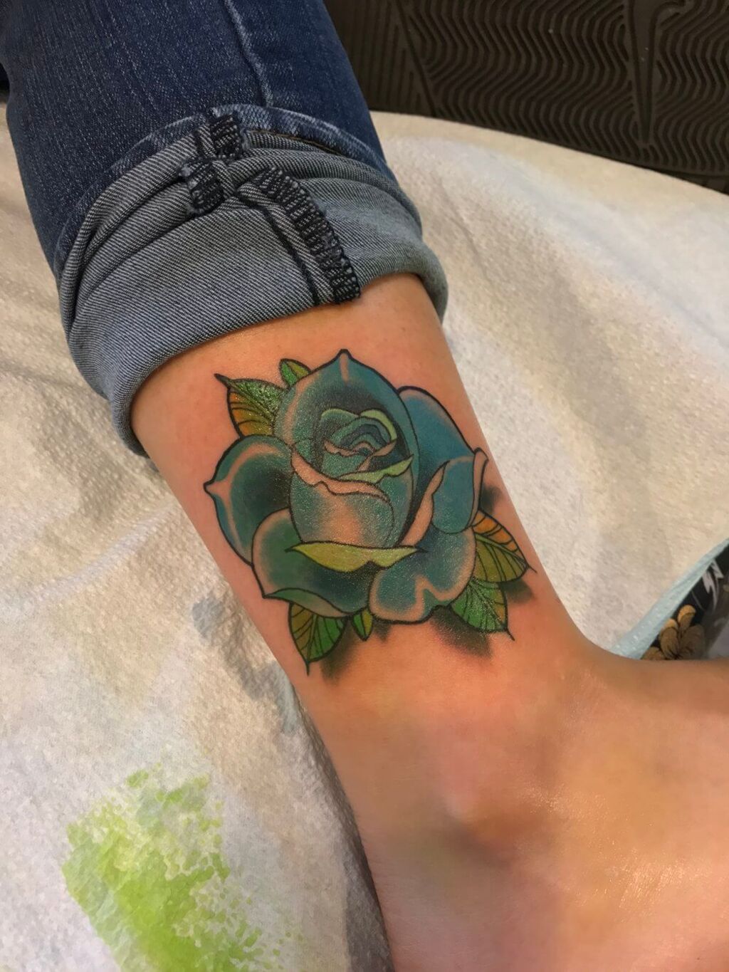 Blue rose tattoo by Mirco Campioni | Photo 25609