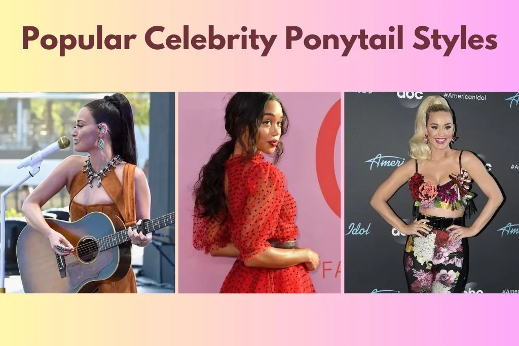 Popular celebrity ponytail styles