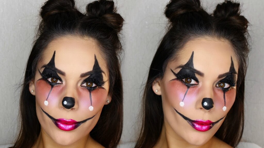 creepy clown makeup tutorial