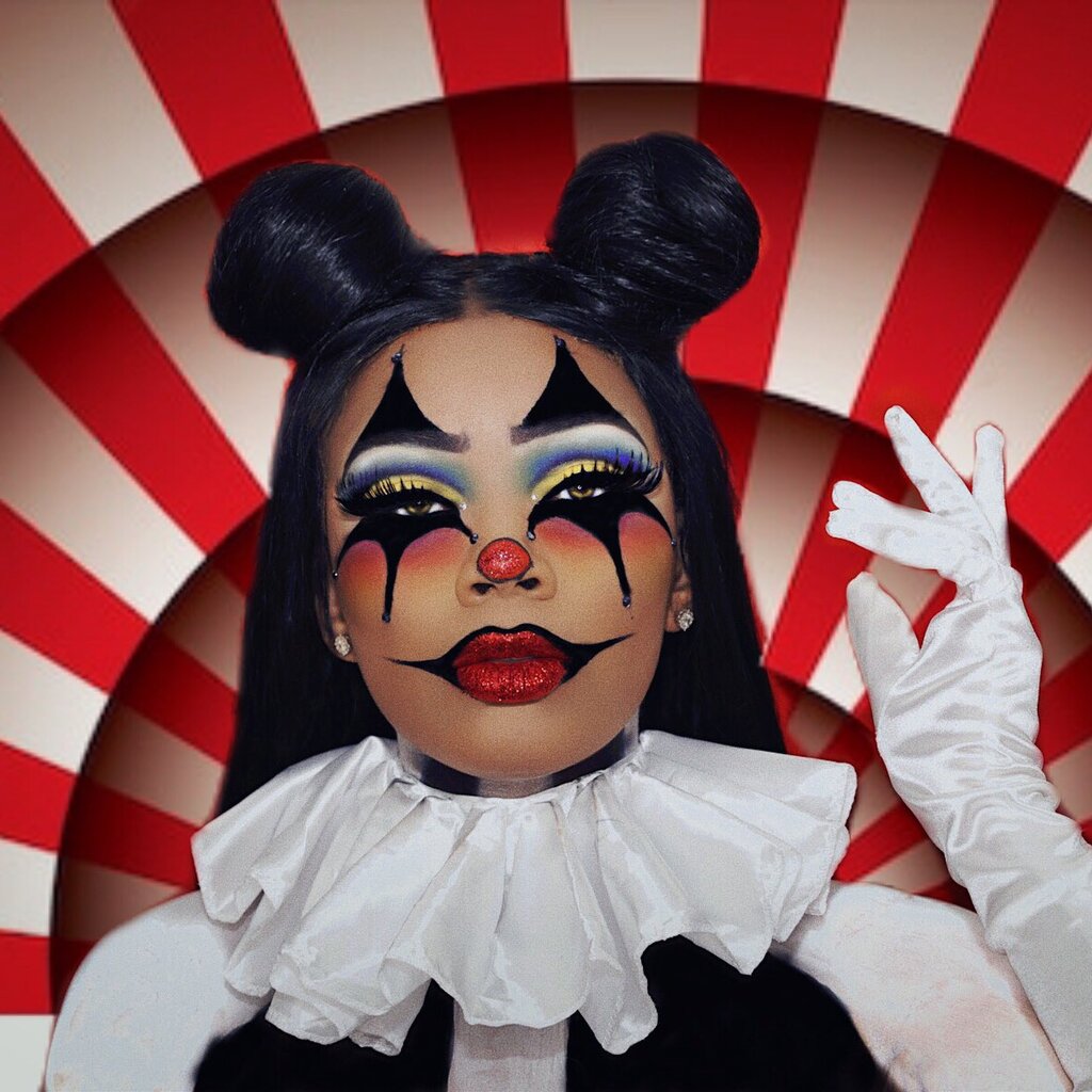 girl clown makeup ideas
