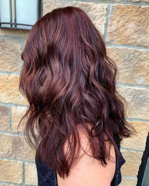 burgundy hair color