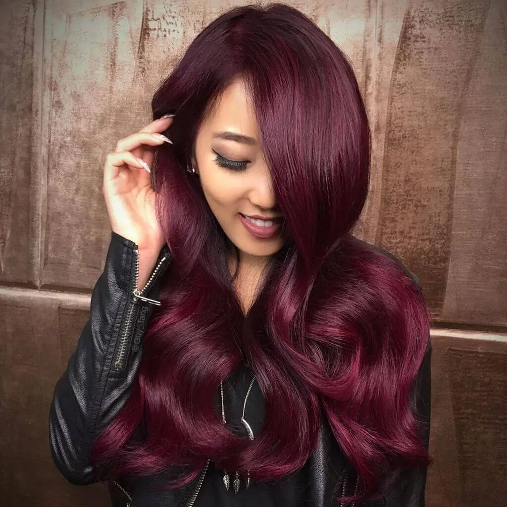 Burgundy Hair Color Shades: Wine/ Maroon/ Burgundy Hair Dye Tips # burgundyhair #burgundy #hair #haircolor #hairstyles … | Wine hair, Deep red  hair, Wine hair color