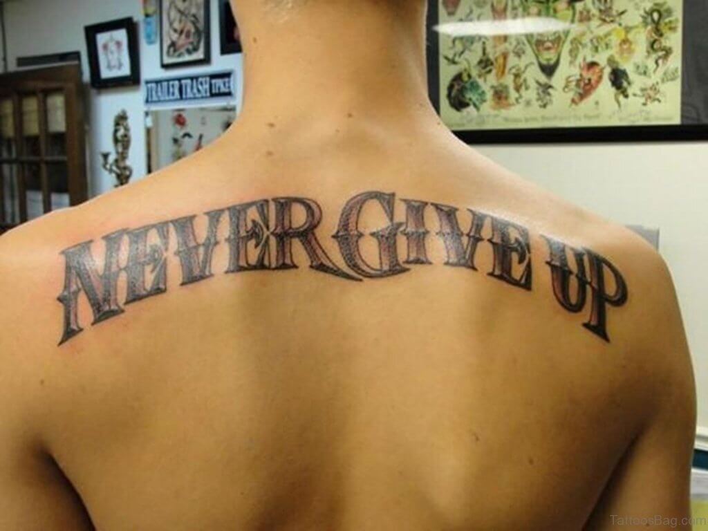 never give up neck tattooTikTok Search