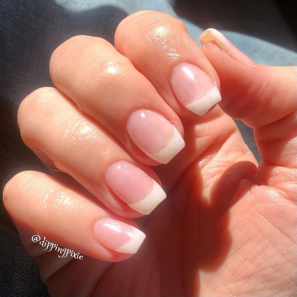 Classic French Manicure: Nail Designs for Short Nails