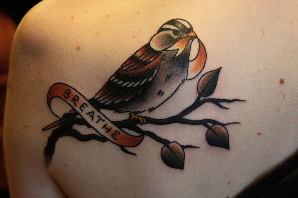 Bird Tattoo: american traditional tattoo 2021