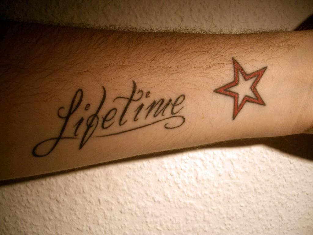 Shining Star Tattoo: american traditional tattoo sleeve