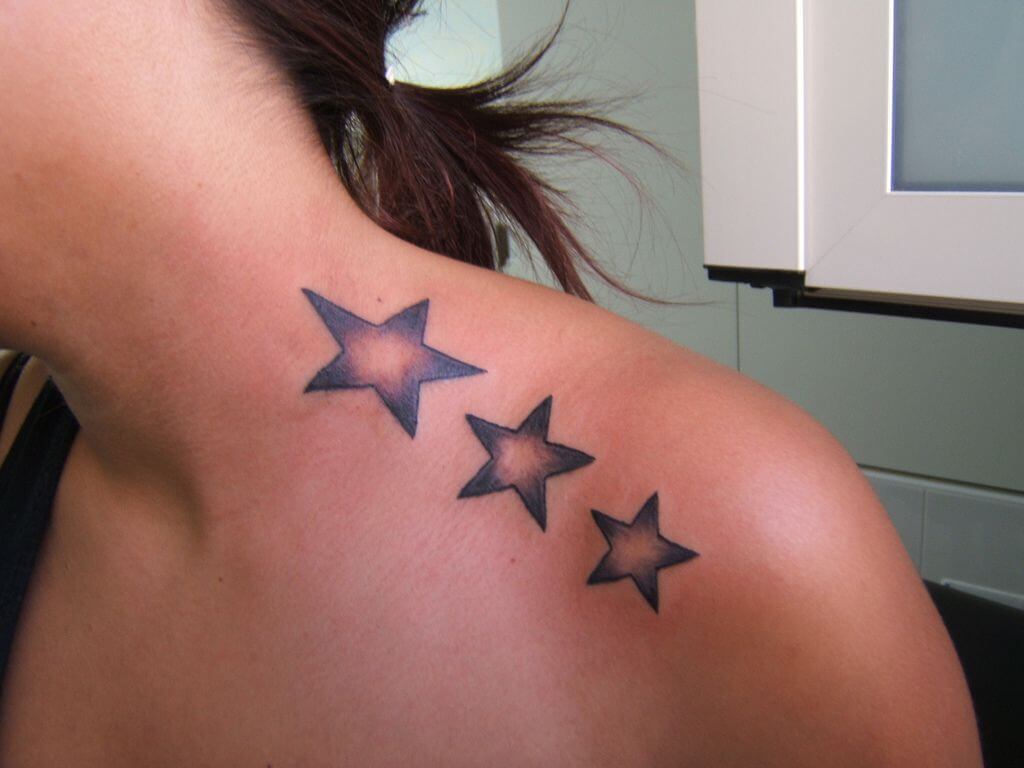 Shining Star Tattoo: american traditional tattoo sleeve