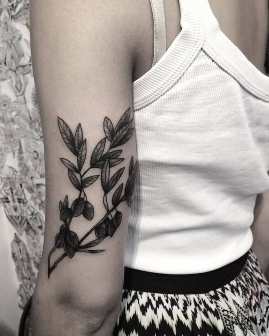 Olive Branch Tattoo Designs