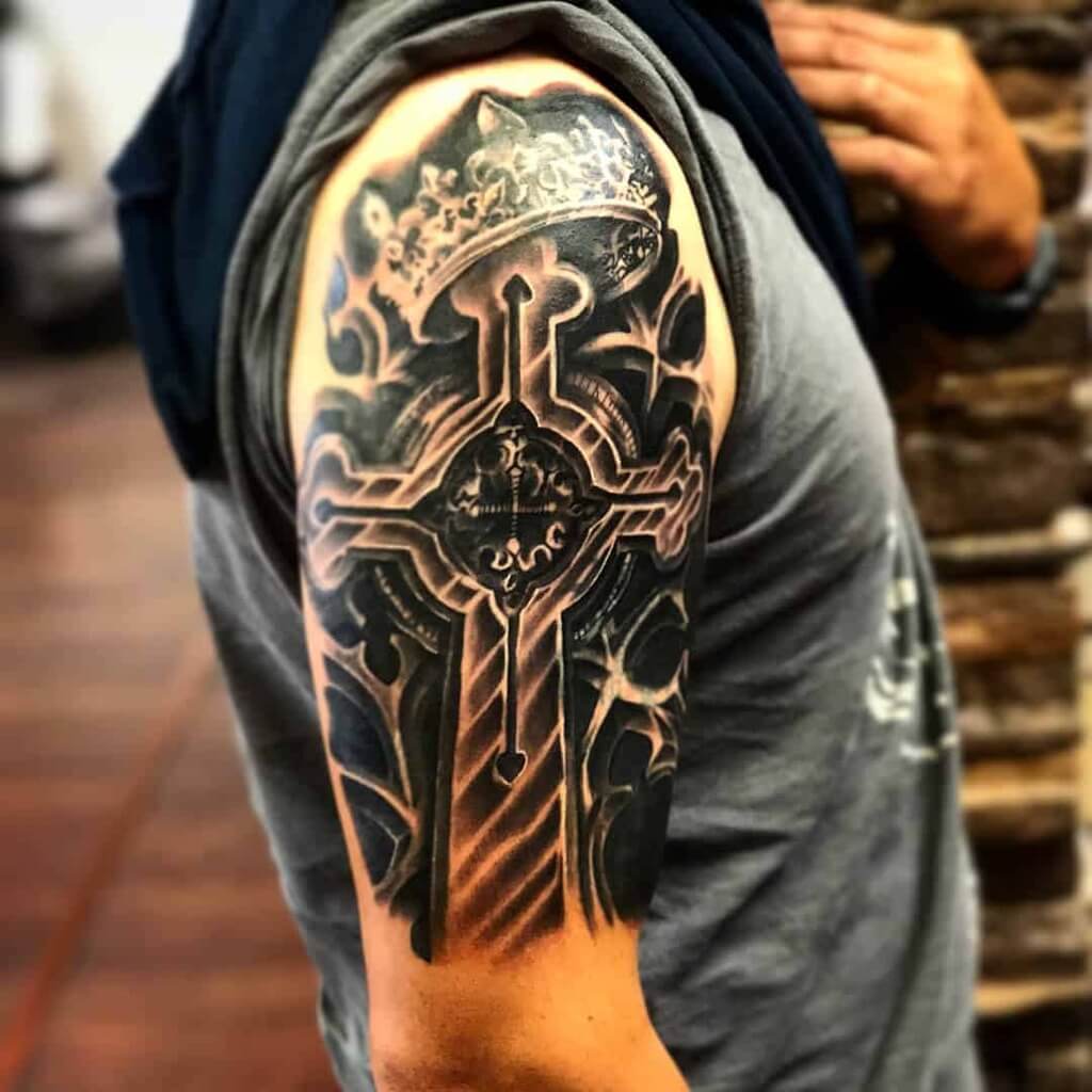 Best Arm Cross Tattoos For Men  Cross Tattoo Meaning  Symbolic Cross  Tattoo Ideas  Cross tattoos  YouTube