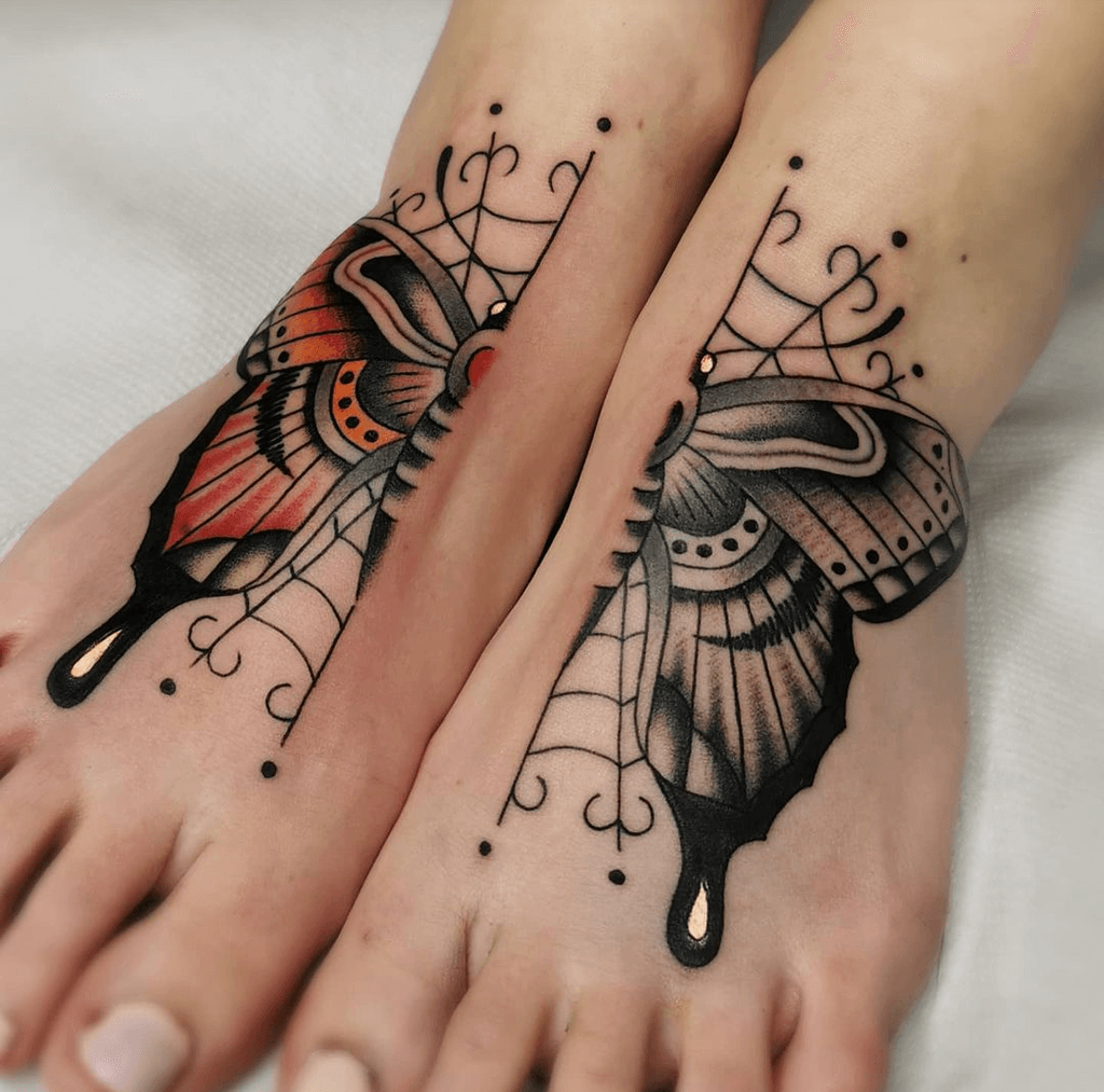 Details more than 147 cute girl foot tattoos latest