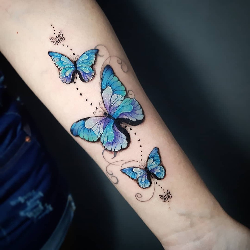 flower and butterfly tattoos half sleeveTikTok Search