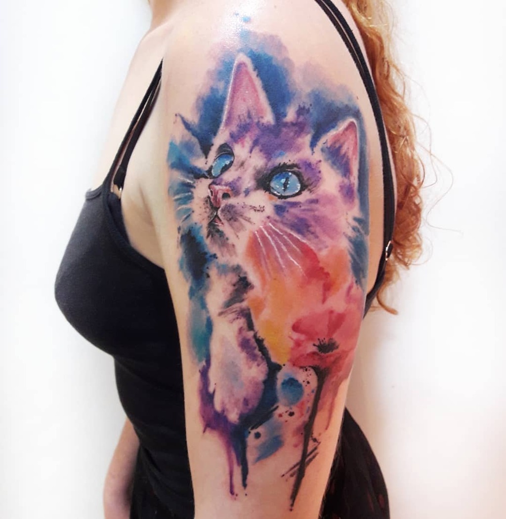 Kitten Love Tattoos 