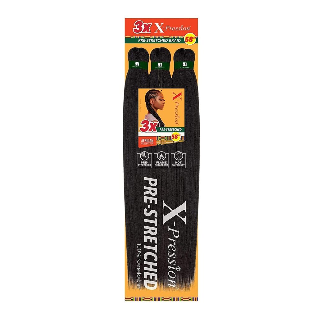 pre stretched braiding hair