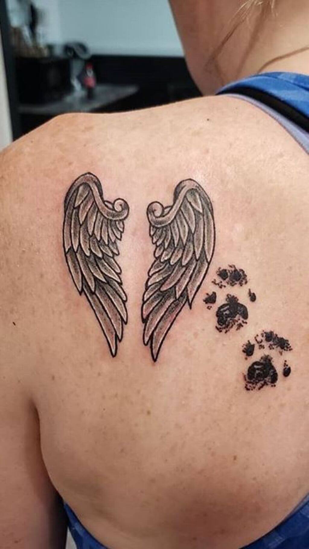 Angel Wings Tattoo  Small Angel Wings Tattoo Designs 2020 Best  Tattos  Types
