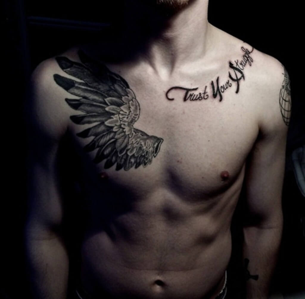 wrist angel wings tattoo