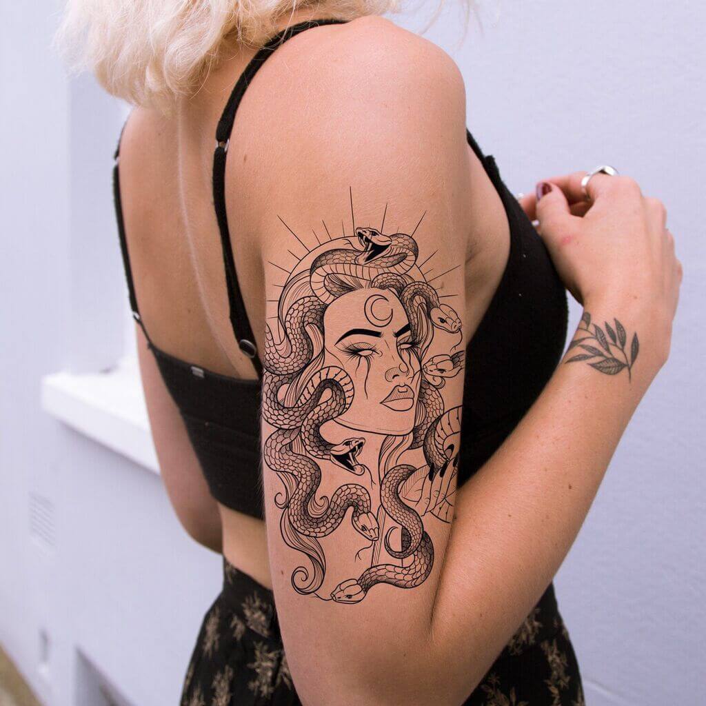 Medusa tattoos are  Lady Gothy HennaPermanent Tattoos  Facebook