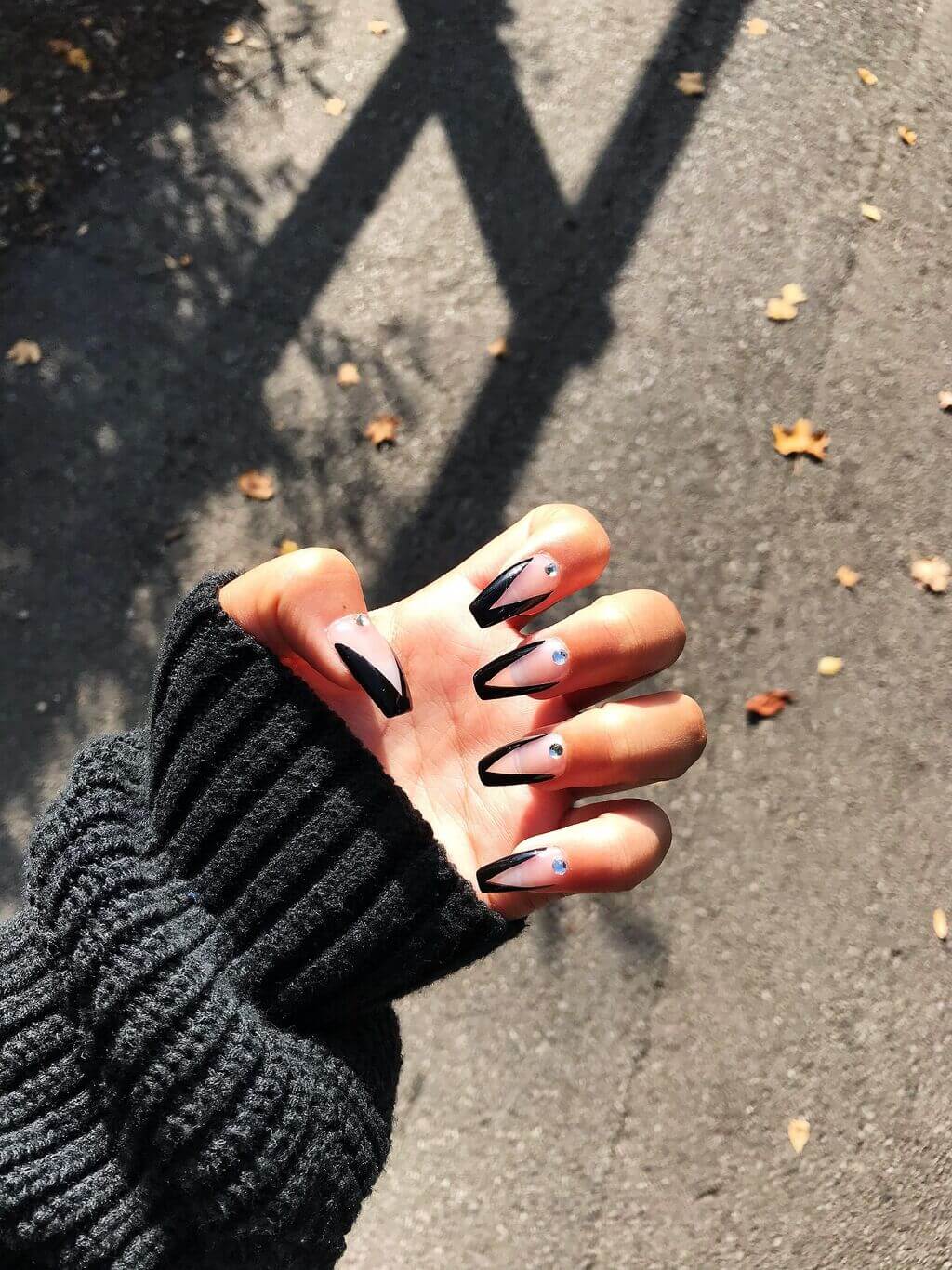 black french tip