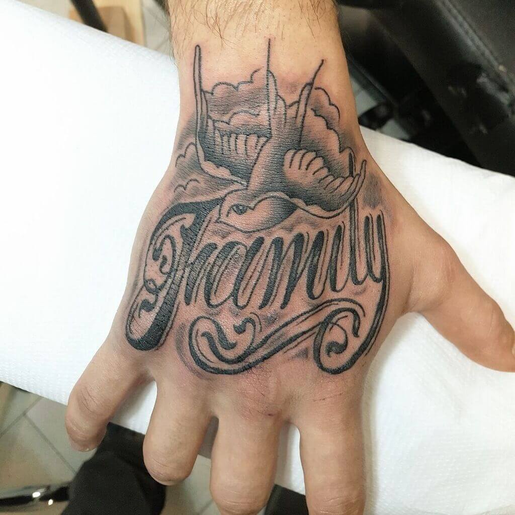 Tatuagens de família para homens