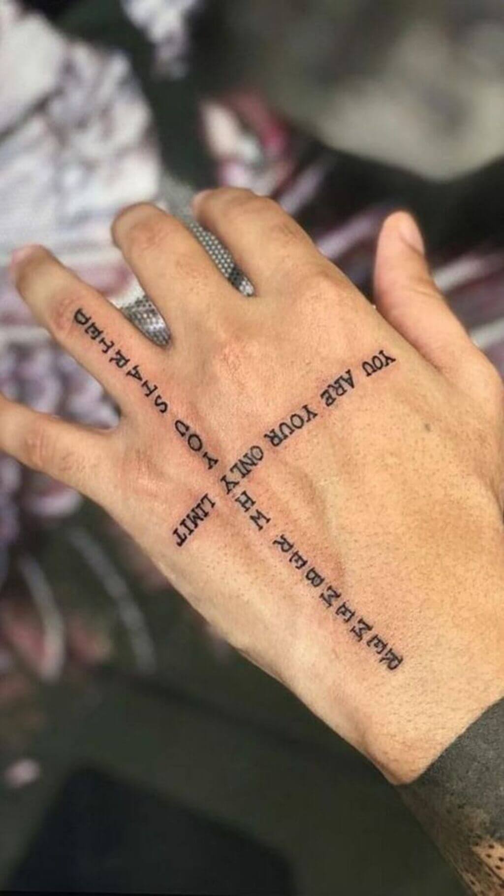Inspirational Hand Tattoos for Men