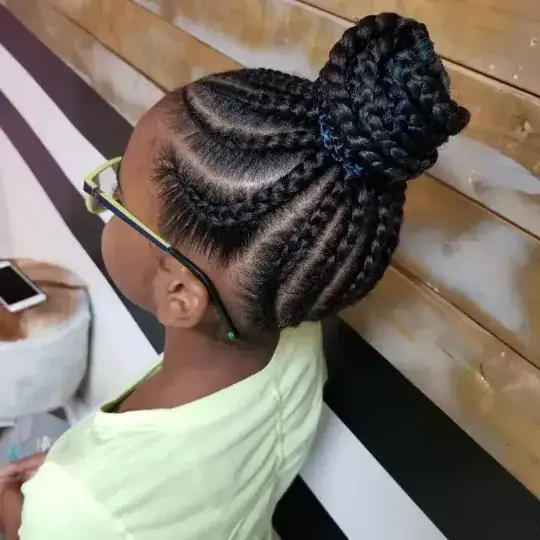 Braided Updo for Kids