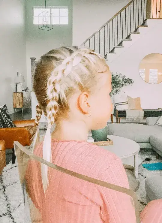 French Braids for Kids 