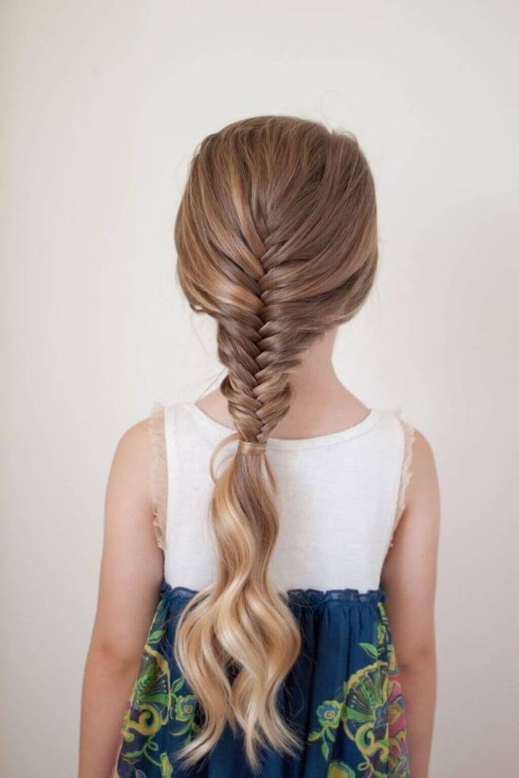 Girls' Fishtail Braid Hairstyles for Kids