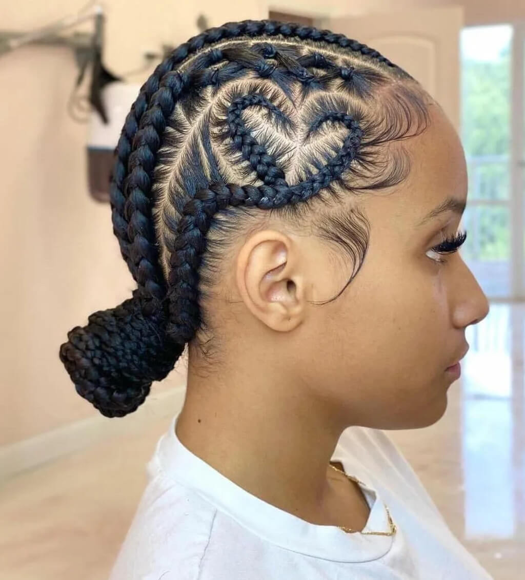 Knotless Braids With Heart