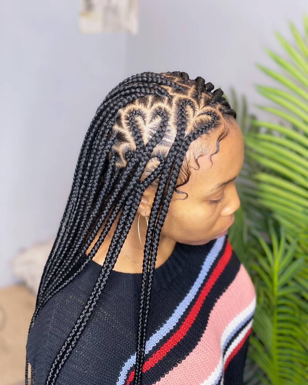 Knotless Braids With Heart