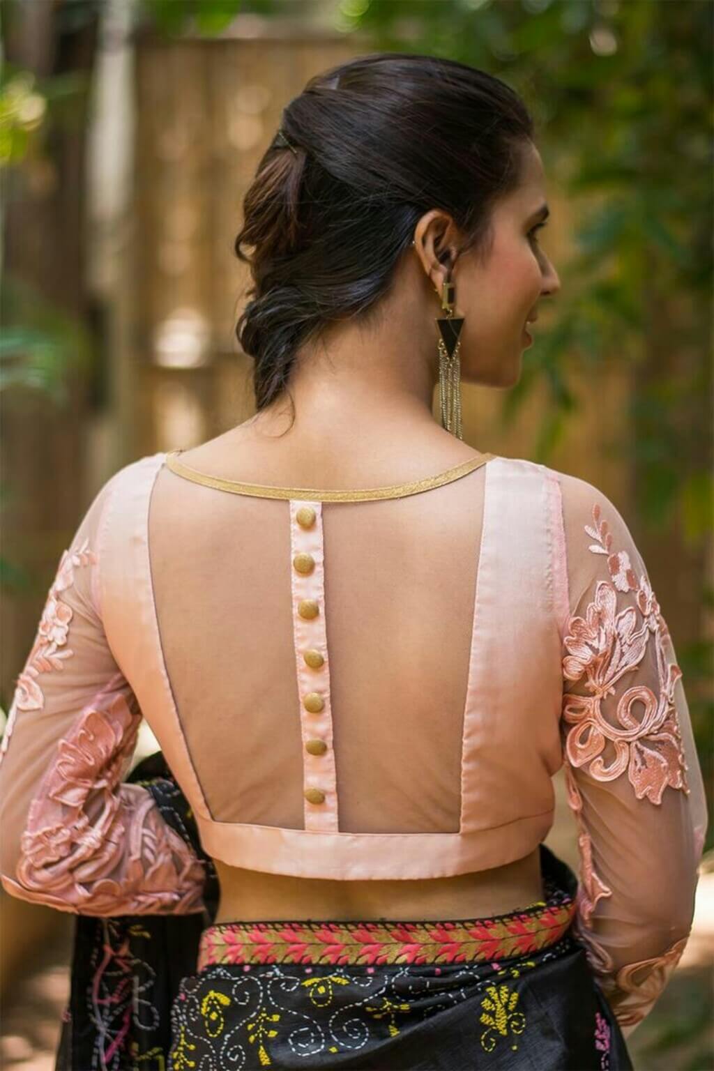 latest blouse designs for back
