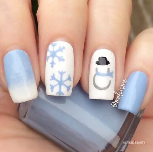 christmas nail art