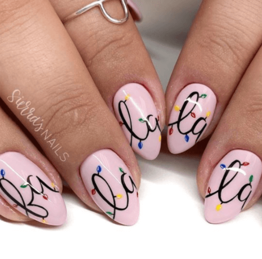 christmas nail art