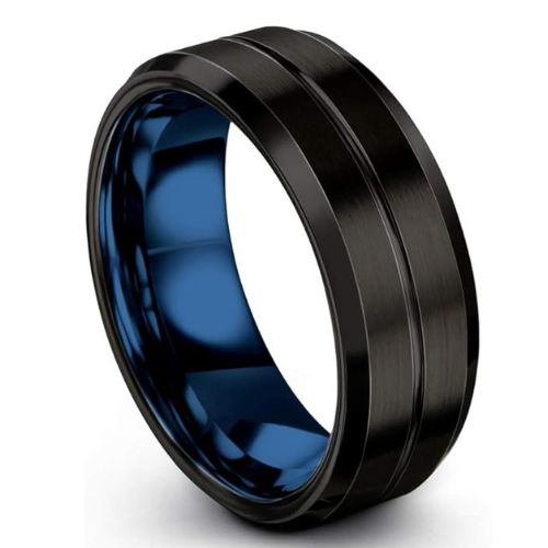 Chroma Color Collection Tungsten Carbide Wedding Band Ring
