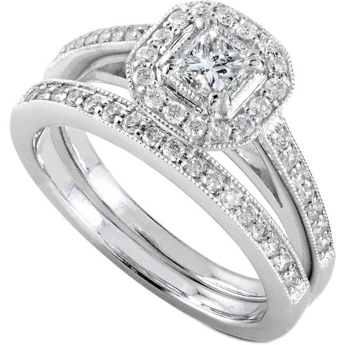 Kobelli ⅝ carat TW Princess wedding ring