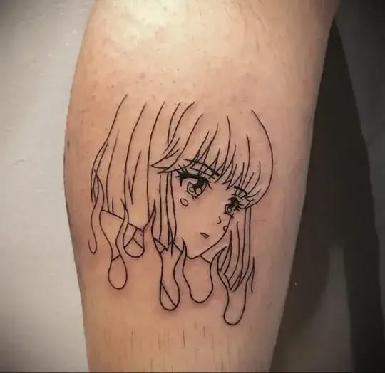 tatuagens de anime