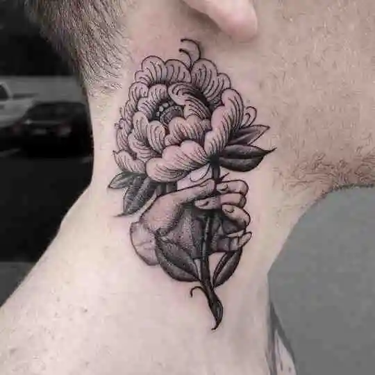 Symmetry Symptom | Front neck tattoo, Neck tattoo for guys, Best neck  tattoos