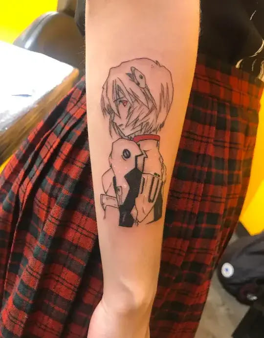 Pin by Jade on Eva 01  Evangelion tattoo Evangelion Anime tattoos