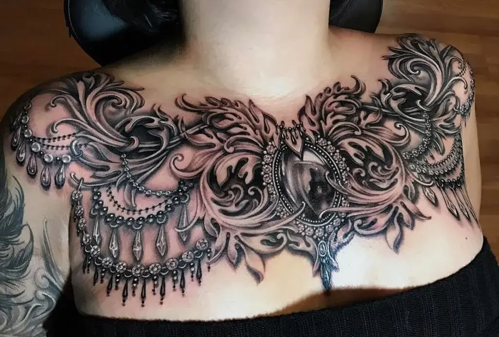 Details more than 82 feminine chest tattoo cover up  thtantai2