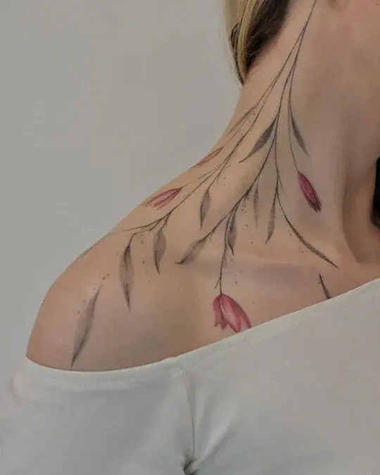 throat full neck tattoos