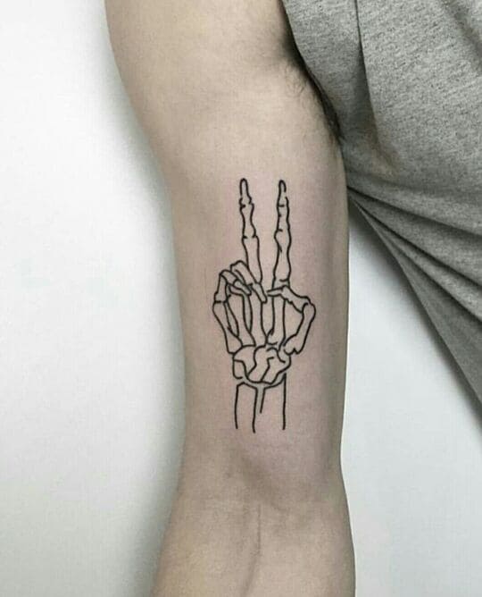 Bone Hand Tattoo  The Bridge Tattoo Designs