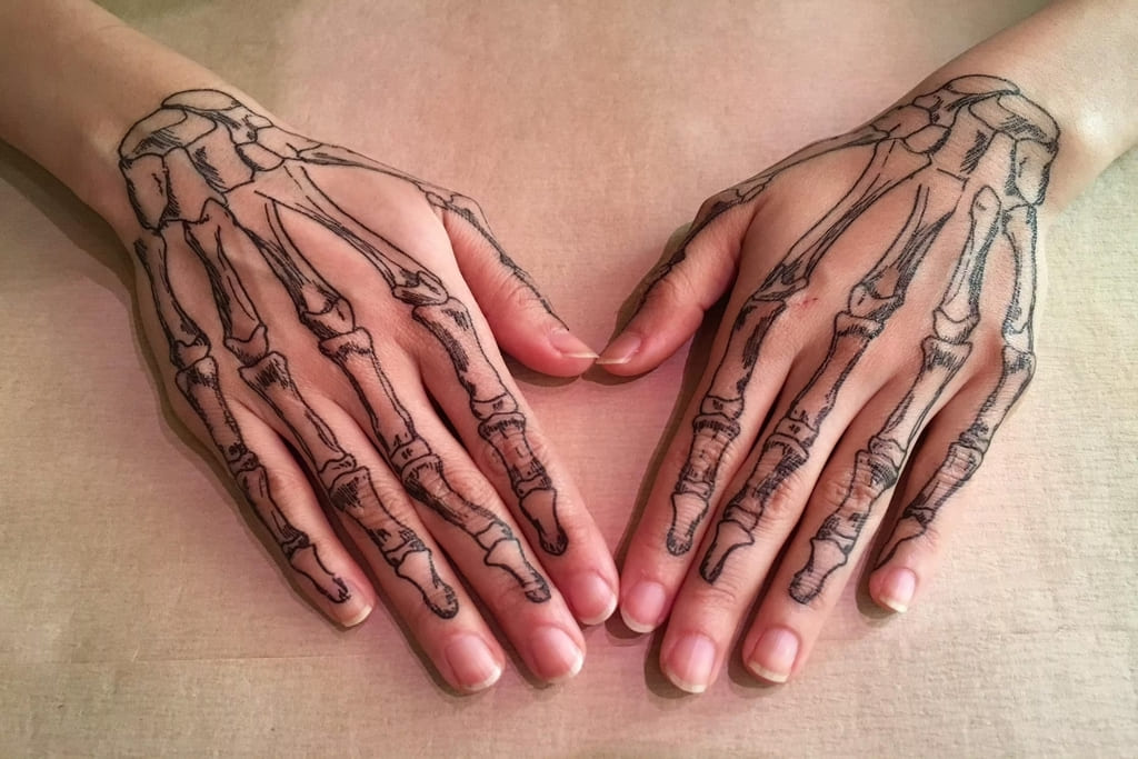 Top 31 Skeleton Hand Tattoo Ideas & Meanings