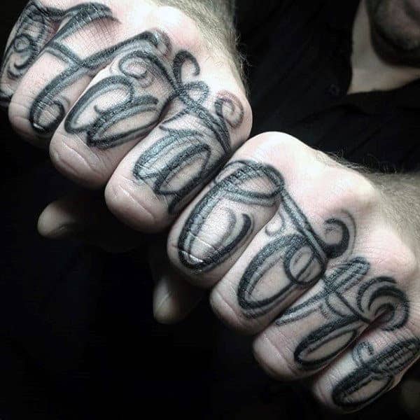 30 Awesome Finger Tattoos Men Inspirations & Designs
